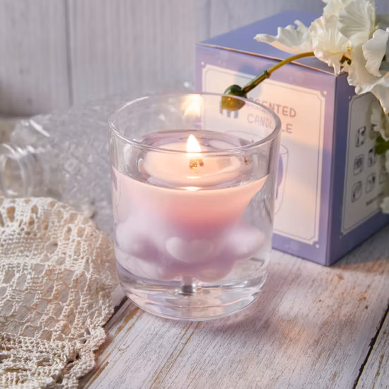 Fabricant chinois de marque privée bougie cadeau de bougie de cire de soja en verre parfumé de 5 oz pour la décoration intérieure